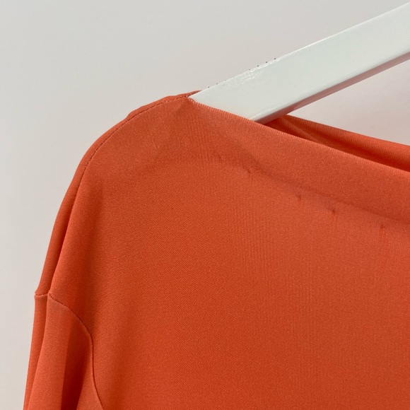 EMILIO PUCCI ORANGE FLORAL PRINT DRESS MODEL OEJH42 SIZE IT 44 / US 10 NWTS! - Picture 17 of 17